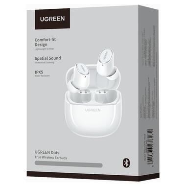 Беспроводные наушники TWS UGREEN WS220 Dots White (UGR-75627) фото №2