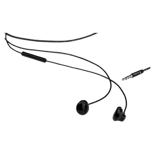 Вакуумні навушники Recci Listener REW-E01 Black CC100041 фото №2