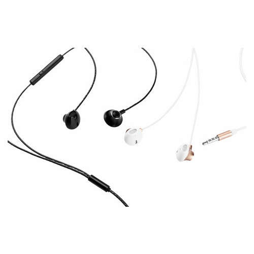 Вакуумні навушники Recci Listener REW-E01 Black CC100041 фото №3