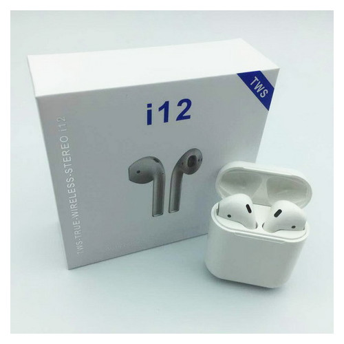Бездротові навушники HBQ I12 TWS белые (1039) (TW181039) фото №7