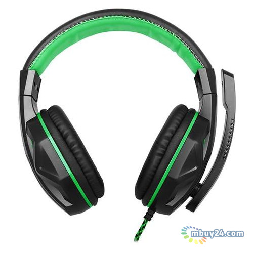 Навушники Gemix X-370 Black/Green фото №3