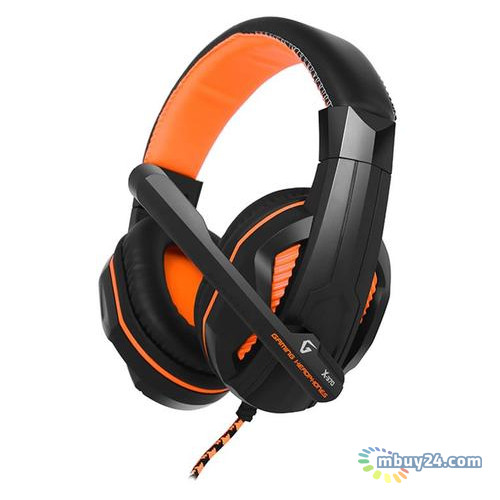 Навушники Gemix X-370 Black/Orange фото №1