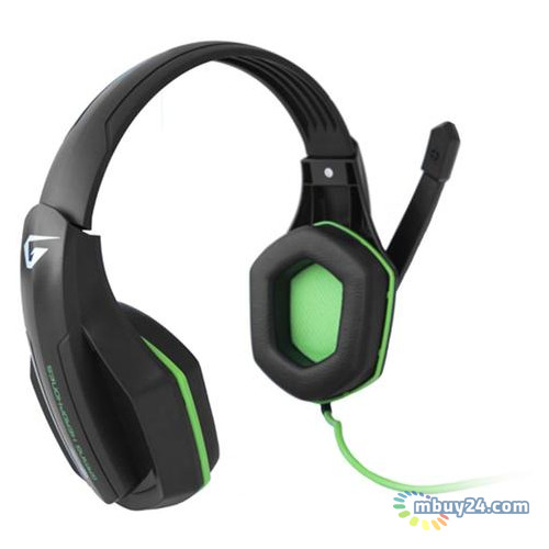 Навушники Gemix W-300 Black/Green (04300094) фото №2