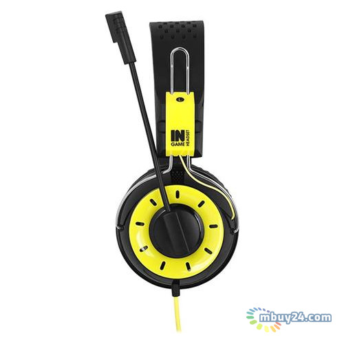 Навушники Gemix N4 Black/Yellow (04300110) фото №3