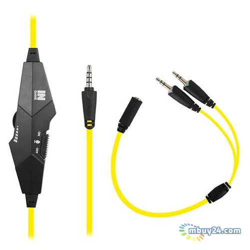 Навушники Gemix N4 Black/Yellow (04300110) фото №4