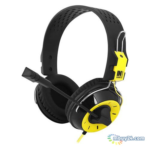 Навушники Gemix N4 Black/Yellow (04300110) фото №1