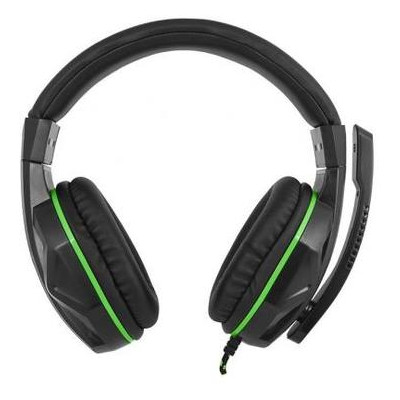 Навушники GEMIX N2 LED Black-Green Gaming фото №1
