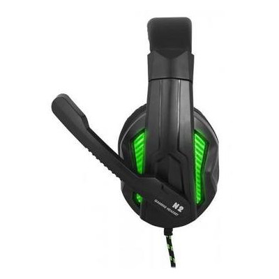 Навушники GEMIX N2 LED Black-Green Gaming фото №2