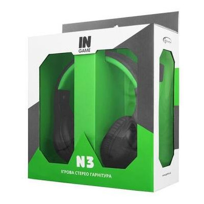 Навушники GEMIX N3 Black-Green Gaming фото №5