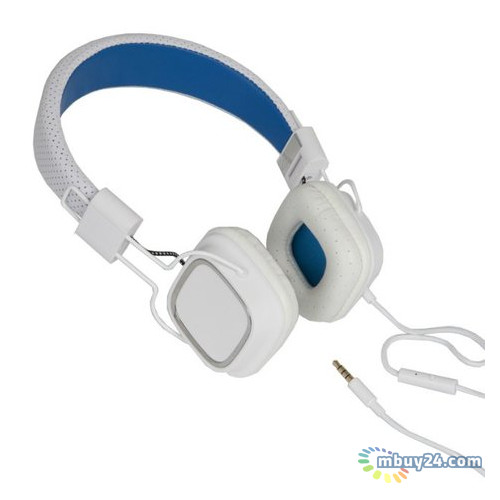 Навушники Gemix Clarks White/Blue фото №3