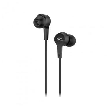 Навушники HOCO M50 Daintiness universal earphones with mic Black фото №1