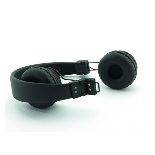 Навушники з мікрофоном и MP3 плеером NIA-X2 радио блютуз Black (55500273) фото №6