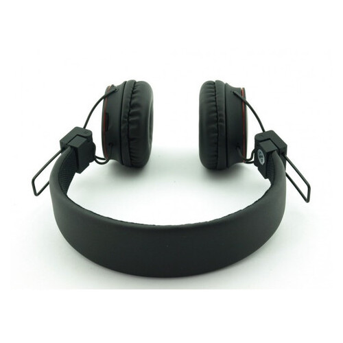 Навушники з мікрофоном и MP3 плеером NIA-X2 радио блютуз Black (55500273) фото №7