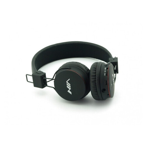 Навушники з мікрофоном и MP3 плеером NIA-X2 радио блютуз Black (55500273) фото №1