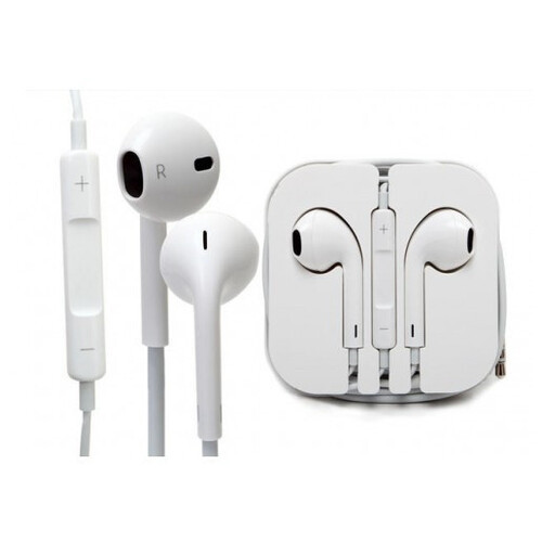 Навушники з мікрофоном Apple Iphone earpod 5 quality білі фото №6