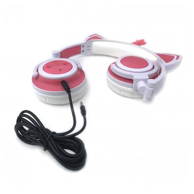 Бездротові навушники зі вушками, що світяться, і рогом з Bluetooth UB106 фото №4