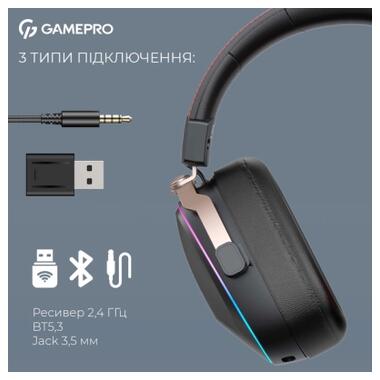 Наушники GamePro Asgard Valkyria RGB Tri-Mod (HSW249B) фото №10