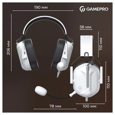 Наушники GamePro Genesis Hunter White (HS1350W) фото №12