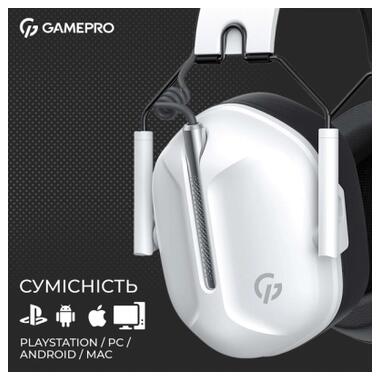 Наушники GamePro Genesis Hunter White (HS1350W) фото №11