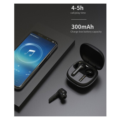 Бездротові навушники Bluetooth Hopestar S11, Чёрный фото №3