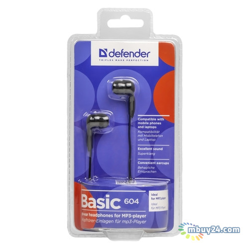 Навушники Defender Basic-604 Black (63604) фото №4