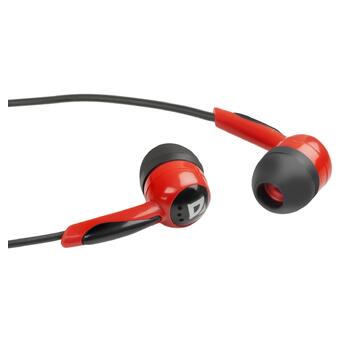 Навушники Defender Basic-604 Black/Red (63605) фото №3