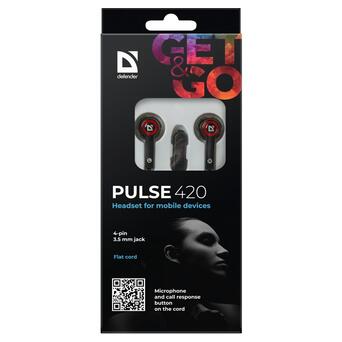 Навушники Defender Pulse 420 Red (63424) фото №6