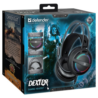 Навушники Defender Dexter RGB Black (64595) фото №8