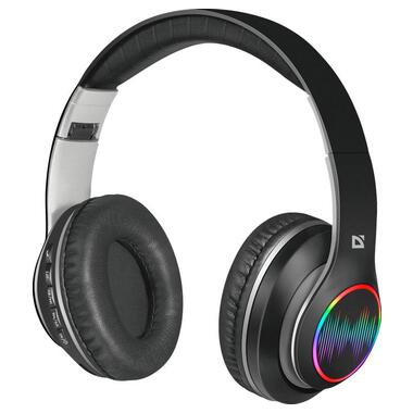 Навушники з мікрофоном Defender FreeMotion B545 Bluetooth, LED, чорний (63545) фото №3
