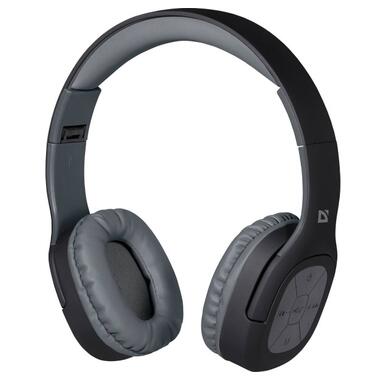 Навушники з мікрофоном Defender FreeMotion B565 Bluetooth сірі (63565) фото №2