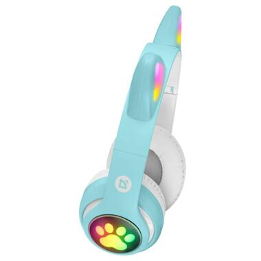 Навушники з мікрофоном Defender FreeMotion B585 Bluetooth з вушками LED зелені (63588) фото №7