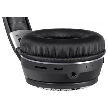 Навушники з мікрофоном Defender FreeMotion B595 Bluetooth чорно-білий принт (63596) фото №7