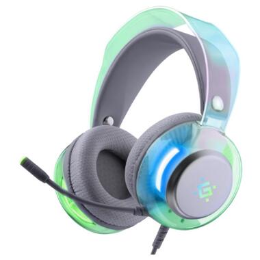 Наушники Defender Glitch RGB USB White (62490) фото №1