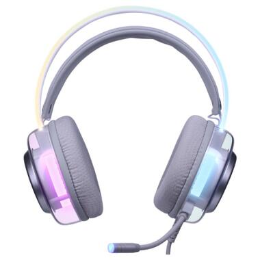 Наушники Defender Glitch RGB USB White (62490) фото №2