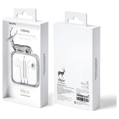 Гарнитура WK Y19 Pro Lightning (MAW-45388_231) фото №3