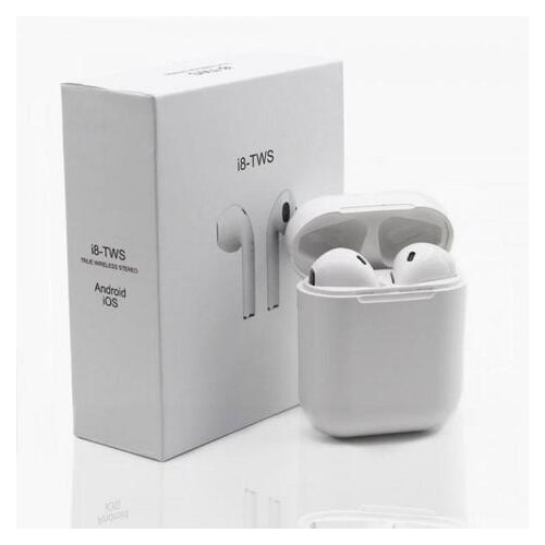 Навушники Bluetooth TTech i8-TWS White (BS-000058465) фото №1