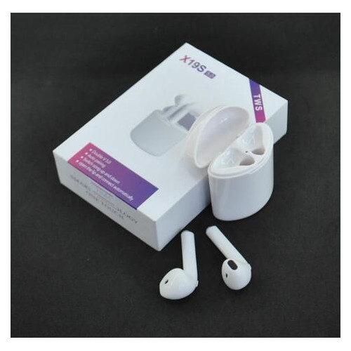 Навушники TTech x19s TWS Bluetooth White (BS-000063145) фото №2