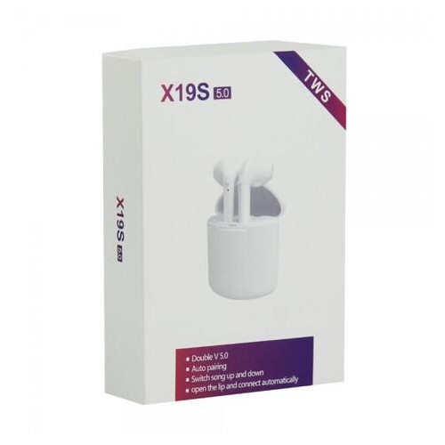 Навушники TTech x19s TWS Bluetooth White (BS-000063145) фото №3