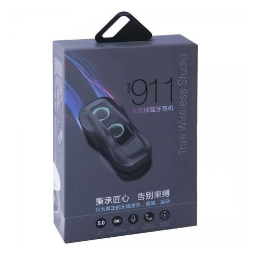 Навушники Bluetooth TTech 911 TWS Black (BS-000068739) фото №2