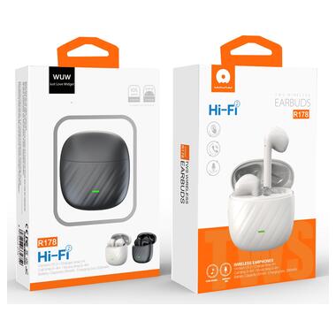 Беспроводные наушники WUW R178 Bluetooth 5.3 White (6972573334759) фото №2
