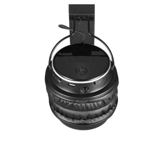 Бездротові навушники bluetooth MDR Q8 microSD Black (ZE35007393) фото №3