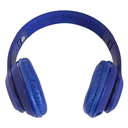 Бездротові навушники накладные MDR TM 028/056BT micro SD AUX MP3 FM-радио синие (ZE35iz12502) фото №3