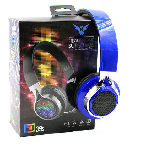 Накладные наушники Bluetooth MDR J39S синие (ZE35iz12479) фото №1