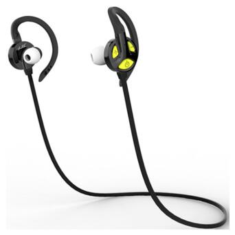 Bluetooth навушники Yuer HiTech Sport S502 Black/Lemon фото №3