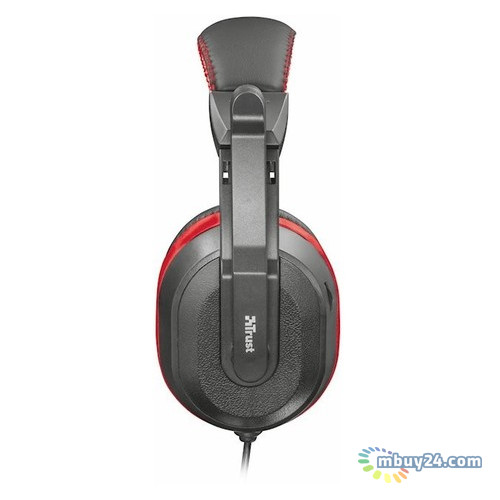 Наушники Trust Ziva Gaming Headset Black-Red (21953) фото №3