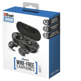 Наушники Trust Duet2 Bluetooth Wire-free Earphones (22864) фото №11