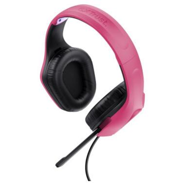 Навушники Trust GXT 415 Zirox 3.5мм Pink (24992) фото №3