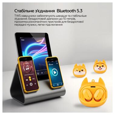 Наушники XoKo G05-face changing TWS Yellow (G05-YEL) фото №10