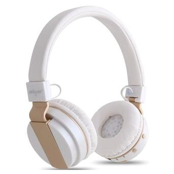 Bluetooth навушники Zealot B17 HiFi BT/MP3/FM White фото №1