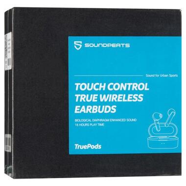 Навушники Bluetooth SoundPeats True Pods Black фото №3